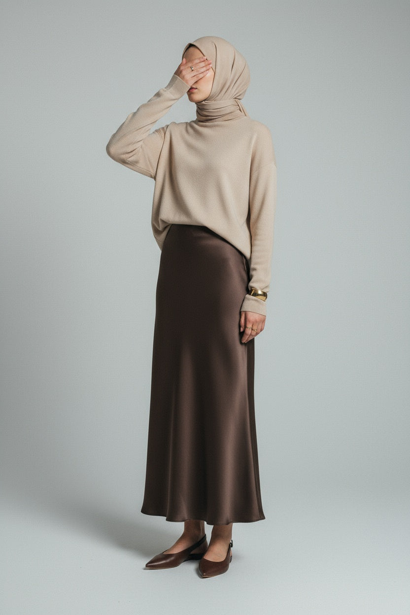 JUPE SATINÉE NAYARA